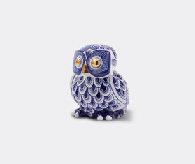 POLSPOTTEN 'Owl' piggy bank, dark blue BLUE POLS25PIG129BLU