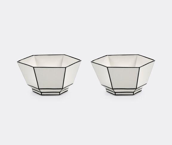 Serax Cereal Bowl White/Black Carte Blanche Set Of 2  undefined ${masterID} 2