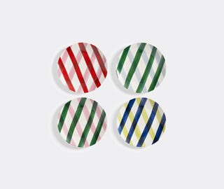 &amp;k Amsterdam 'Bliss' dinner plate, set of four, multicolor MULTICOLOUR AMST25PLA701MUL