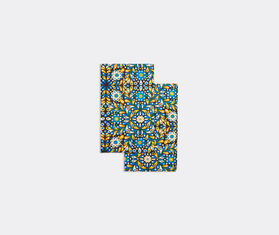 La DoubleJ &#39;Confetti Blu&#39; tablemat, set of two BLUE LADJ22TAB751MUL