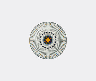 La DoubleJ 'Solar' dessert plate, set of four, multicolor MULTICOLOUR LADJ24SOL236MUL