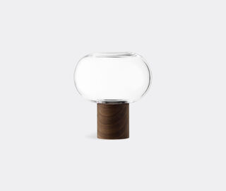 LSA International 'Oblate' vase, medium TRANSPARENT LSAI21OBL646TRA