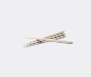 Stoff Nagel 'Stoff' candles, six pieces, sand BEIGE STOF20STO388BRW