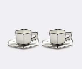 Serax 'Carte Blanche' espresso cup and saucer, set of two, white WHITE SERA25ESP676WHI