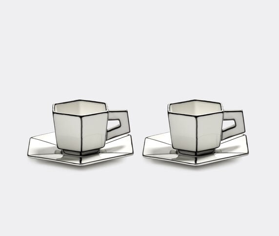 Serax 'Carte Blanche' espresso cup and saucer, set of two, white WHITE SERA25ESP676WHI