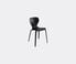 Viccarbe 'Ears' chair, wooden legs, black Black VICC21EAR211BLK