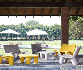 Slide 'Lita' armchair, low GREY SLID20LOW660GRY