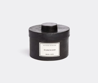 Mad et Len 'D'Apothicaire' pot pourri totem, Darkwood BLACK MALE23POT115BLK