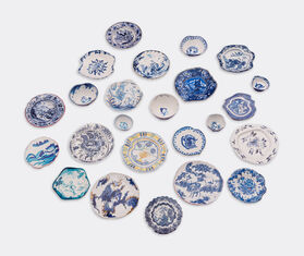 Seletti &#39;Classic on Acid, Melting Landscape&#39; dessert plate BLUE SELE23DES336MUL