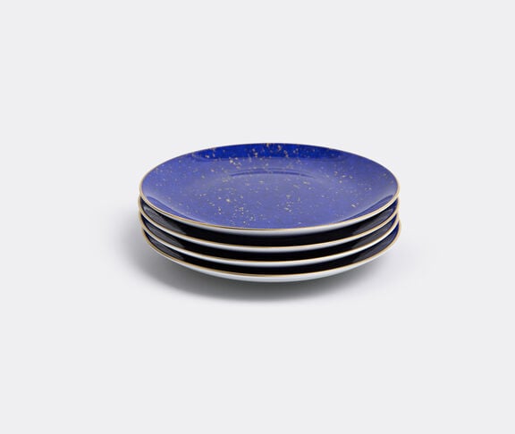 L'Objet 'Lapis' dessert plate, set of four Blue, Gold ${masterID}