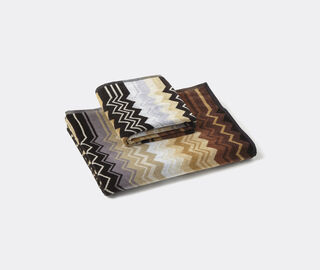 Missoni 'Giacomo' towel set, two pieces, black BLACK MIHO22GIA719MUL