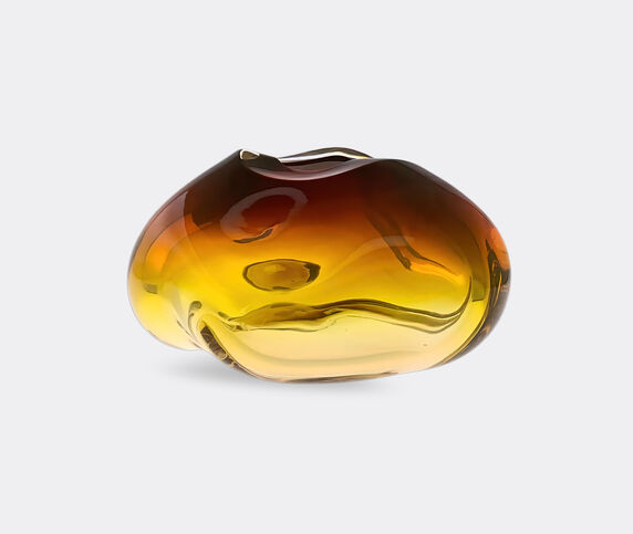 Alexa Lixfeld 'Ocean Wavy' centerpiece, amber Amber ALEX23GLA518AMB