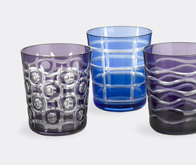 POLSPOTTEN &#39;Cobalt Tumblers&#39;, set of six MULTICOLOUR POLS22TUM021MUL