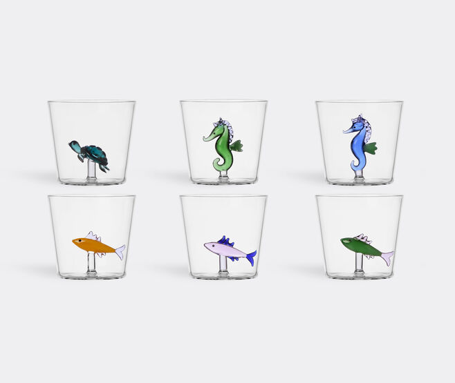 Ichendorf Milano 'Marine Garden' assorted tumblers, set of six MULTICOLOUR ICMI24MAR992MUL