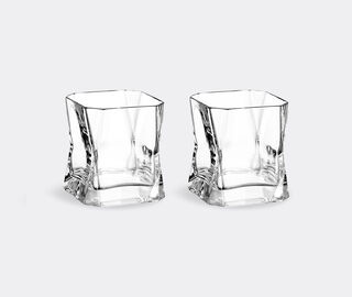 Arnolfo di Cambio 'Blade Runner' old fashioned tumbler glass, set of two, clear TRANSPARENT ARCA26CIB527TRA