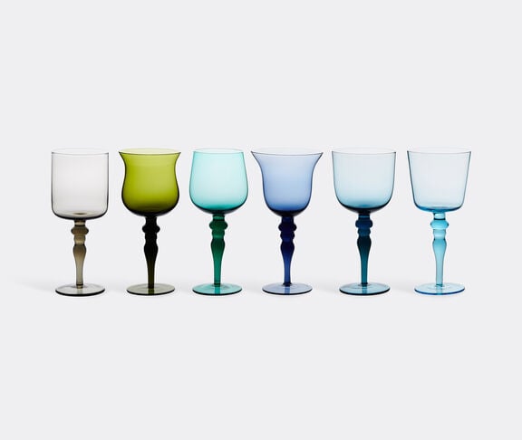 Bitossi Home Set of six glasses, blue and green undefined ${masterID}
