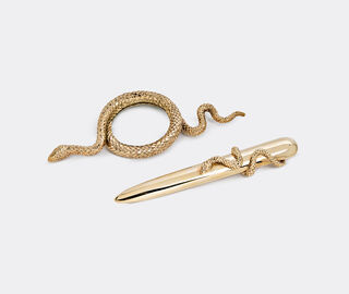 L'Objet 'Snake' gold magnifying glass GOLD LOBJ15SNA432GOL