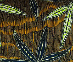 Mumutane &#39;Iki Aloe Vera Lime&#39; cushion MULTICOLOUR MUMU23IKI542MUL