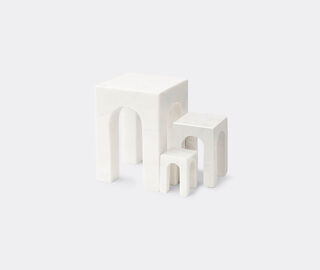Gejst &lsquo;Arkis&rsquo; bookend, white WHITE GEJS23ARK401WHI