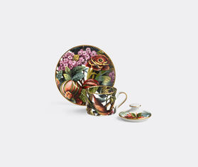 Simone Guidarelli Home 'Jungle' lidded teacup and saucer, set of two, multicolor MULTICOLOUR SIMO26JUN669MUL