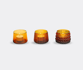 XLBoom 'Dim' tealight, set of three, amber AMBER XLBO23DIM373AMB