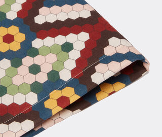 La DoubleJ 'Honeycomb Tiles' tablemat, set of two MULTICOLOUR LADJ23TAB901MUL