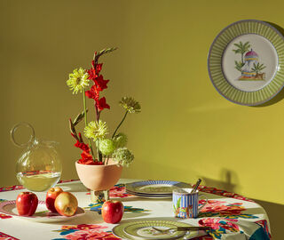 Lisa Corti 'Sariska' dessert plate, set of four, multicolor MULTICOLOUR LICO25SET817MUL