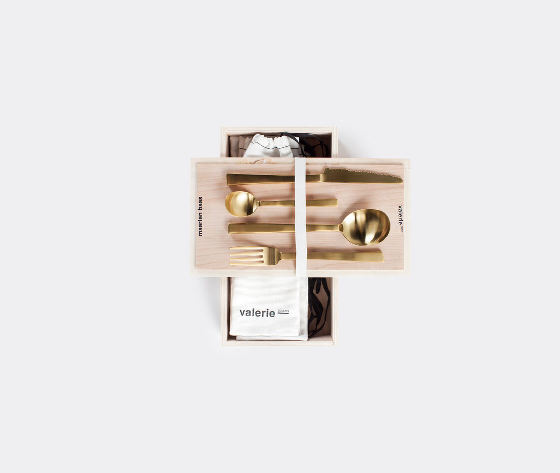 Valerie_objects Maarten Baas 'giftbox' Set In Brass