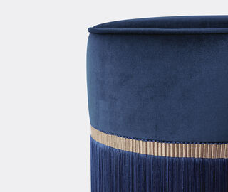 Lorenza Bozzoli Couture 'Couture' ottoman, medium, blue BLUE LOBO20COU288BLU