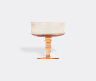 Bitossi Home 'Diseguale' goblets, set of six, amber and pink MULTICOLOUR BIHO22SET493MUL
