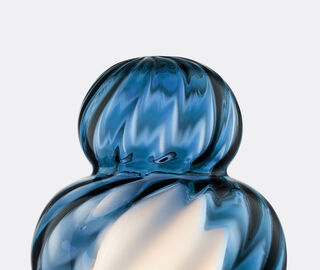 NasonMoretti 'Bibendum' table lamp, optic twist, avio blue MULTICOLOUR NAMO26BIB862BLU