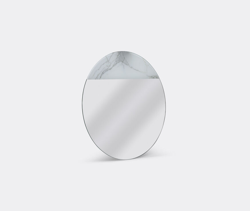 Armando Bruno ‘One to one’ digital marble print mirror  BRAN15ONE015WHI