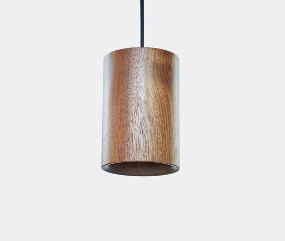 Case Furniture 'Solid Pendant' light, cylinder, walnut