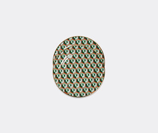 La DoubleJ 'Cubi Verde' dessert plate, set of two MULTICOLOUR LADJ22DES150MUL