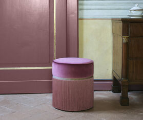 Lorenza Bozzoli Couture &#39;Couture&#39; ottoman, medium, pink PINK LOBO20COU325PIN