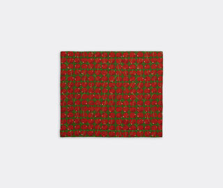 La DoubleJ 'Cherries Verde' tablemat, set of two GREEN LADJ22TAB144MUL