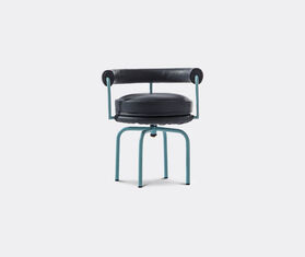 Cassina &#39;Le Miniature - 7&#39;, Fauteuil tournant BLACK CASS21LEM612BLK