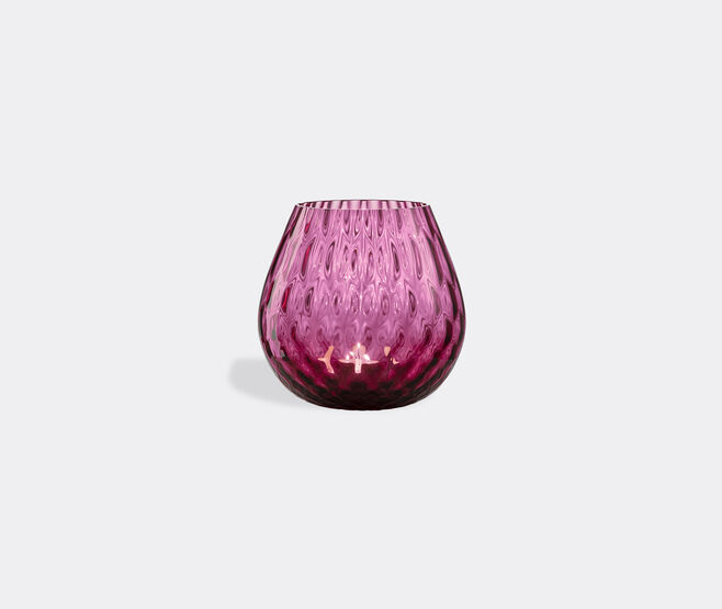 NasonMoretti 'Macram&eacute;' candle holder, medium, ruby red RED NAMO22CAN949RED