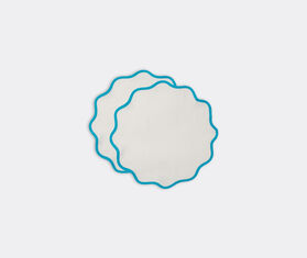La DoubleJ 'Cloud' tablemat, set of two, light blue MULTICOLOUR LADJ23CLO488LBL