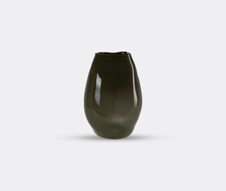 Alexa Lixfeld 'Meteorite' vase, dark olive OLIVE ALEX25MET238OLI