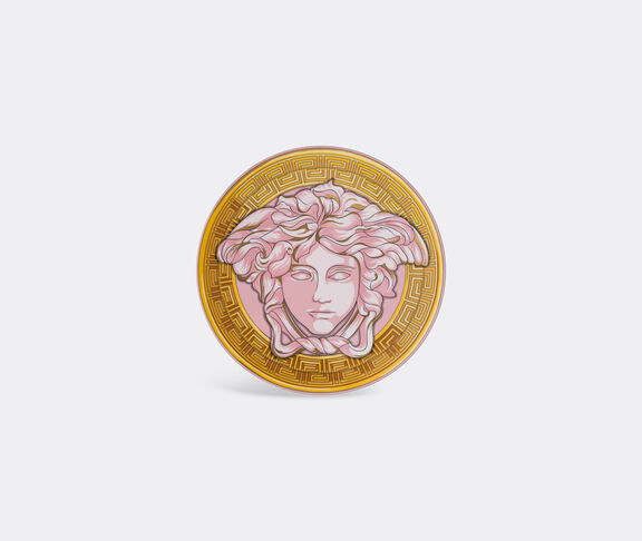 Rosenthal 'Medusa Amplified' service plate, pink coin multicolour ${masterID}