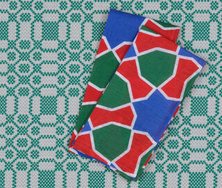 Cabana 'Tiles' napkin, set of four MULTICOLOUR CABA23TIL088MUL