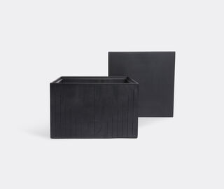 Zanat 'Branco' box, small, black BLACK ZANA20BRA923BLK