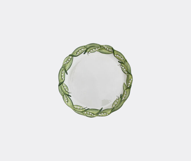 Les-Ottomans 'Lily of the Valley' presentation plate MULTICOLOUR OTTO23LIL797MUL