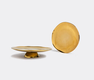 Bitossi Home 'La Tavola Scomposta' underplate GOLD BIHO19TAV661GOL