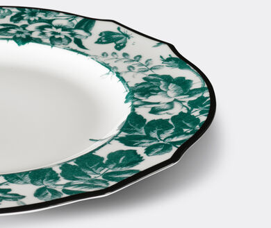 Herbarium' dinner plate, set of two, green by Gucci | Tableware | FRANKBROS