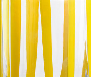 NasonMoretti 'Cyrcus' bottle, sunflower yellow stripe YELLOW NAMO25CYR033YEL