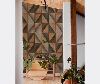 Wall&amp;dec&ograve; 'Hypotenuse Ts' wallpaper, rust TERRACOTTA WADE20HYP181BRW