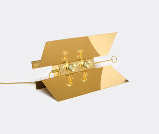 Marta Sala &Eacute;ditions 'LP1 Claudia Applique' table lamp, brass BRASS MSED18CLA961BRA