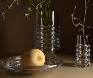 Tom Dixon 'Press' bowl, medium TRANSPARENT TODI20PRE430TRA
